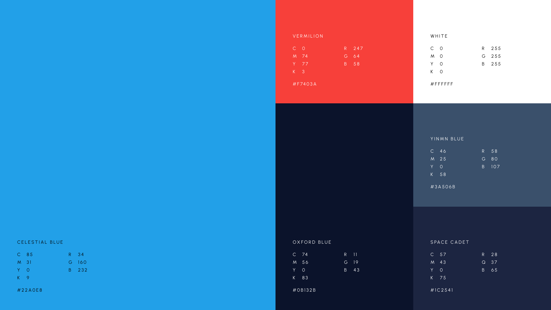 Brand palette